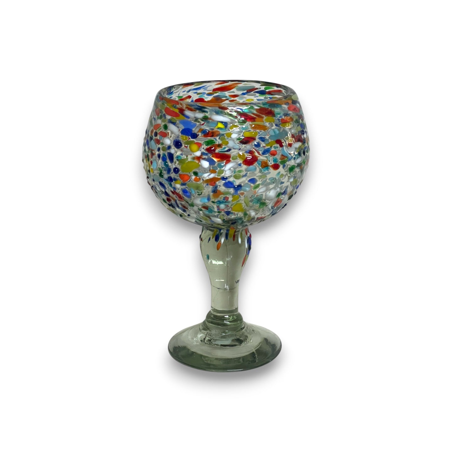 Mexican Margarita Glass | Fish Bowl Confetti Pebble